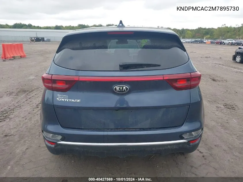 2021 Kia Sportage Lx VIN: KNDPMCAC2M7895730 Lot: 40427569