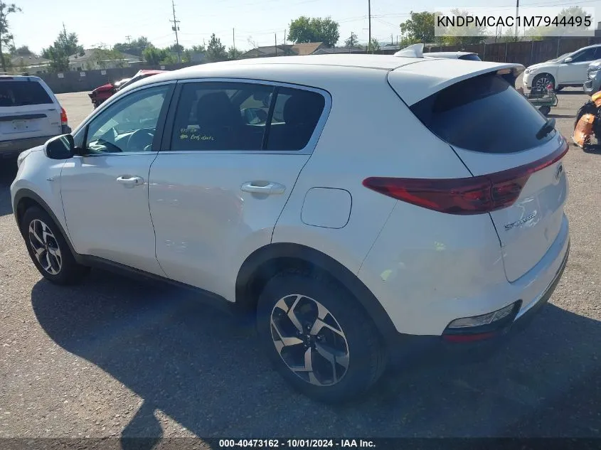 2021 Kia Sportage Lx VIN: KNDPMCAC1M7944495 Lot: 40473162