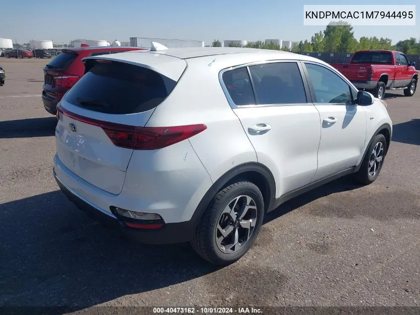 2021 Kia Sportage Lx VIN: KNDPMCAC1M7944495 Lot: 40473162