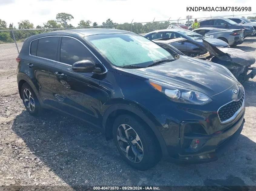 2021 Kia Sportage Lx VIN: KNDPM3AC3M7856998 Lot: 40473570