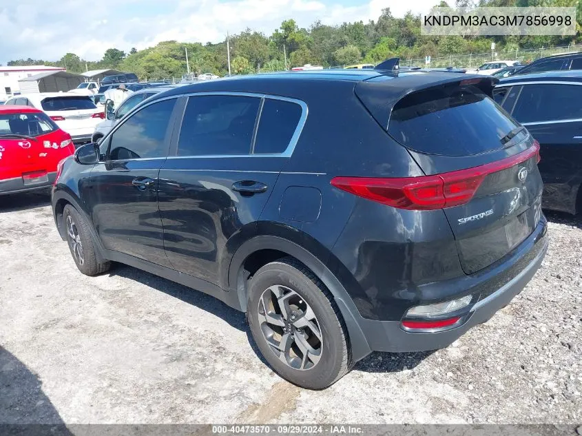 2021 Kia Sportage Lx VIN: KNDPM3AC3M7856998 Lot: 40473570