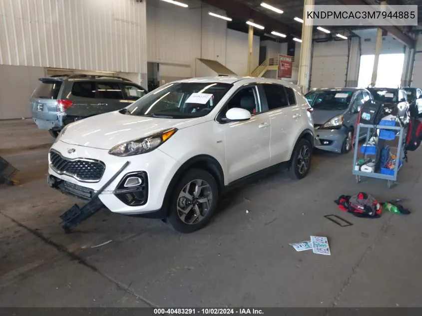 2021 Kia Sportage Lx VIN: KNDPMCAC3M7944885 Lot: 40483291