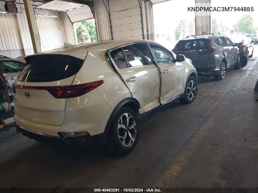 2021 Kia Sportage Lx VIN: KNDPMCAC3M7944885 Lot: 40483291