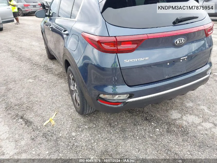 2021 Kia Sportage Lx VIN: KNDPM3AC1M7875954 Lot: 40497576