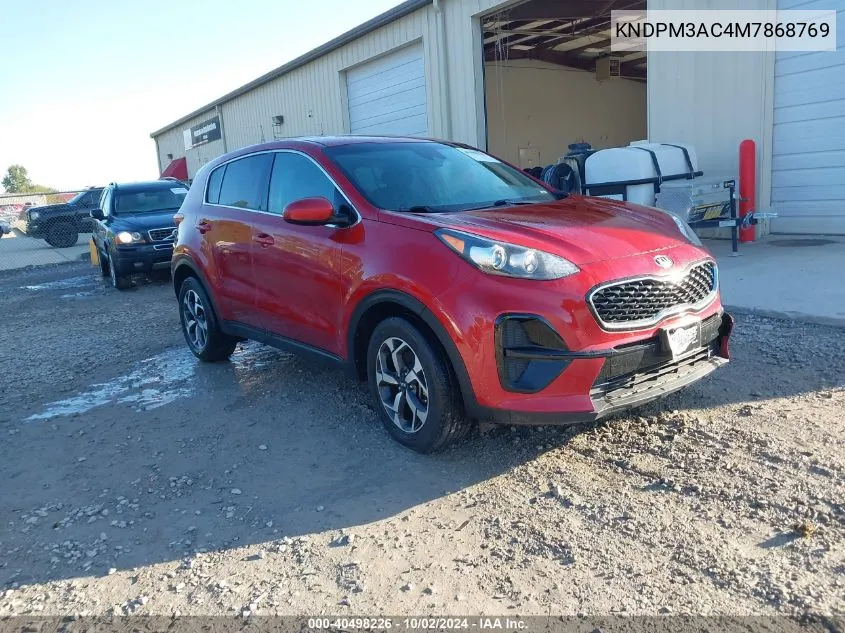 2021 Kia Sportage Lx VIN: KNDPM3AC4M7868769 Lot: 40498226