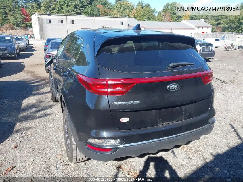 2021 Kia Sportage Lx VIN: KNDPMCAC7M7918984 Lot: 40523703