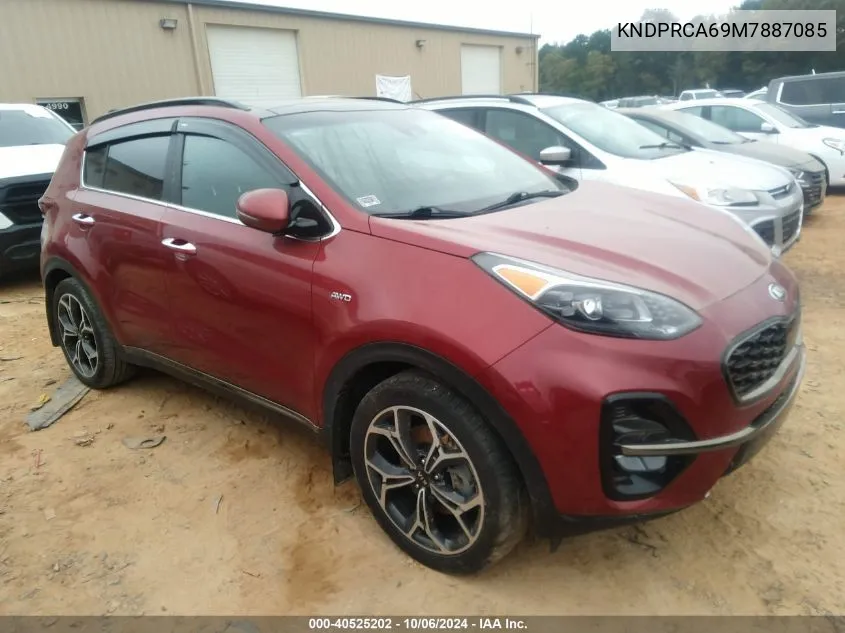 2021 Kia Sportage Sx Turbo VIN: KNDPRCA69M7887085 Lot: 40525202