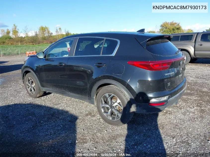 2021 Kia Sportage Lx VIN: KNDPMCAC8M7930173 Lot: 40529084