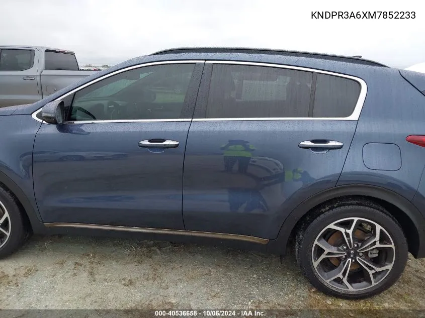 KNDPR3A6XM7852233 2021 Kia Sportage Sx Turbo