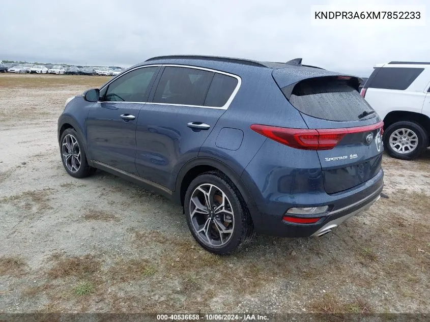 KNDPR3A6XM7852233 2021 Kia Sportage Sx Turbo