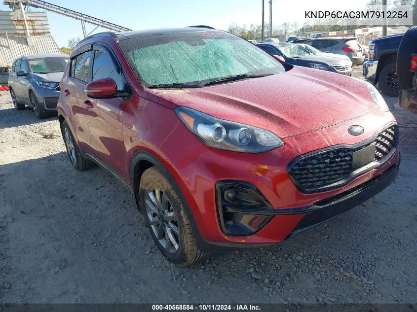 2021 Kia Sportage S VIN: KNDP6CAC3M7912254 Lot: 40568584