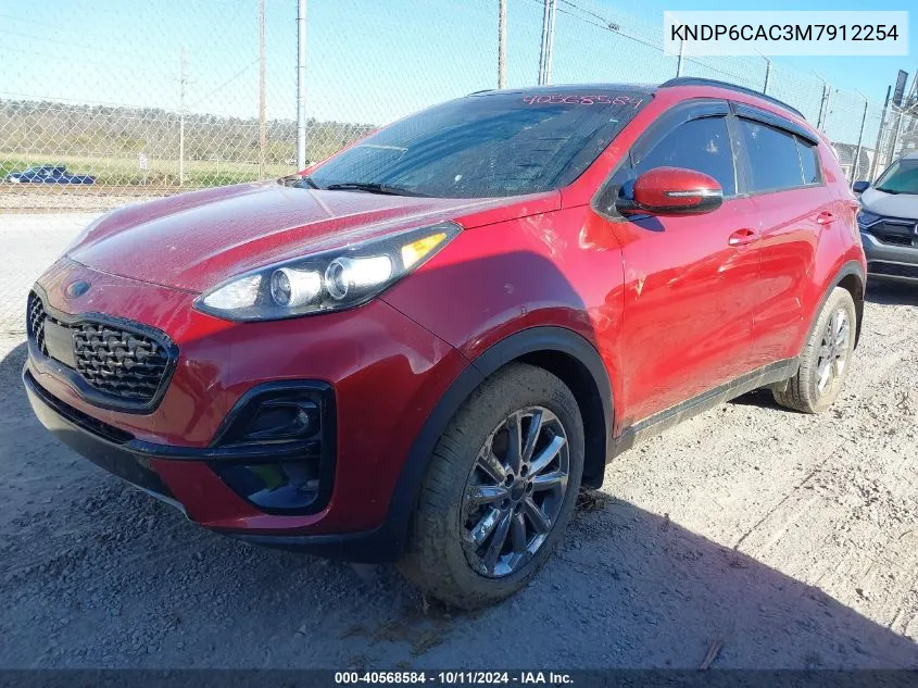 2021 Kia Sportage S VIN: KNDP6CAC3M7912254 Lot: 40568584