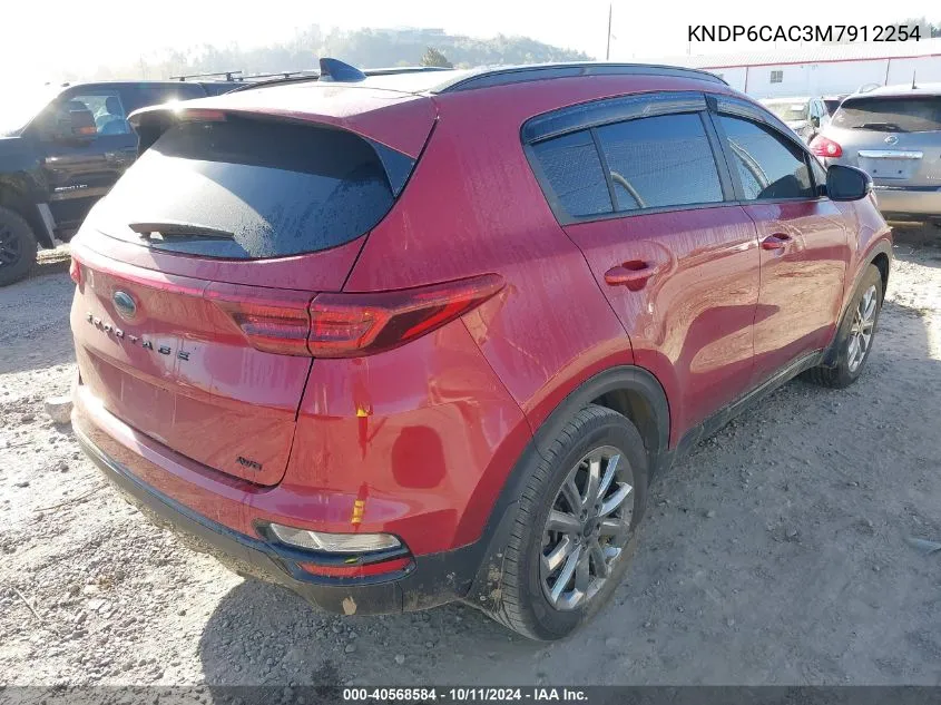 KNDP6CAC3M7912254 2021 Kia Sportage S