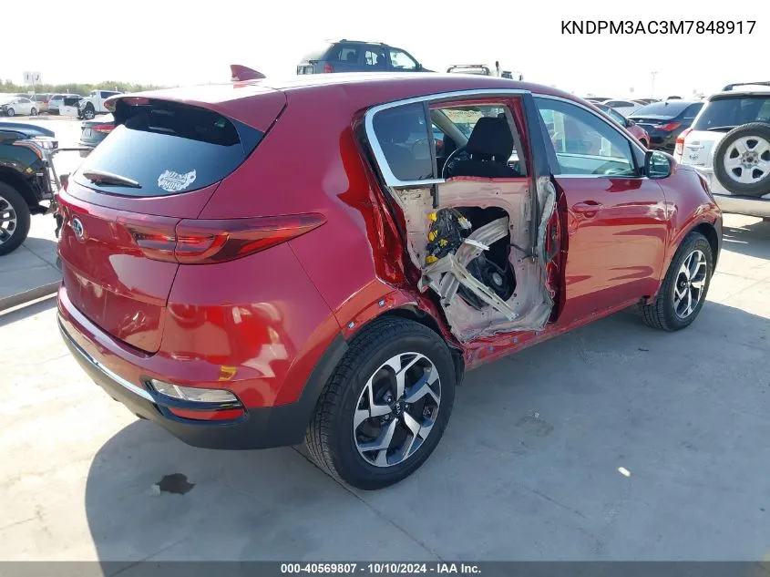 KNDPM3AC3M7848917 2021 Kia Sportage Lx