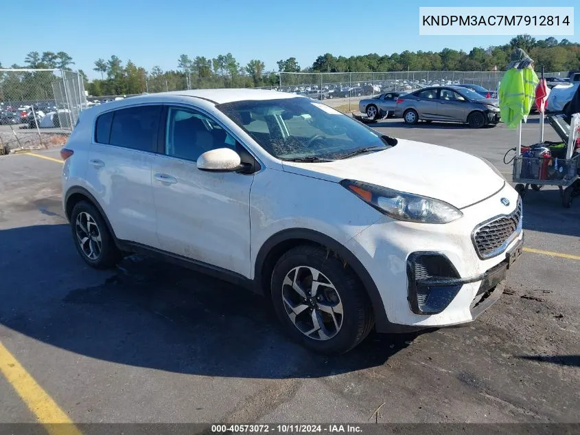 2021 Kia Sportage Lx VIN: KNDPM3AC7M7912814 Lot: 40573072