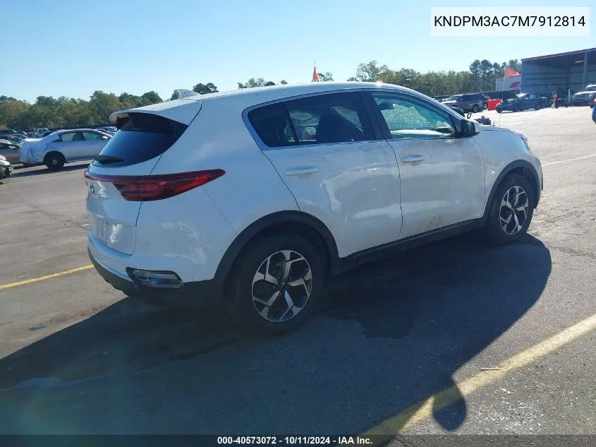 2021 Kia Sportage Lx VIN: KNDPM3AC7M7912814 Lot: 40573072