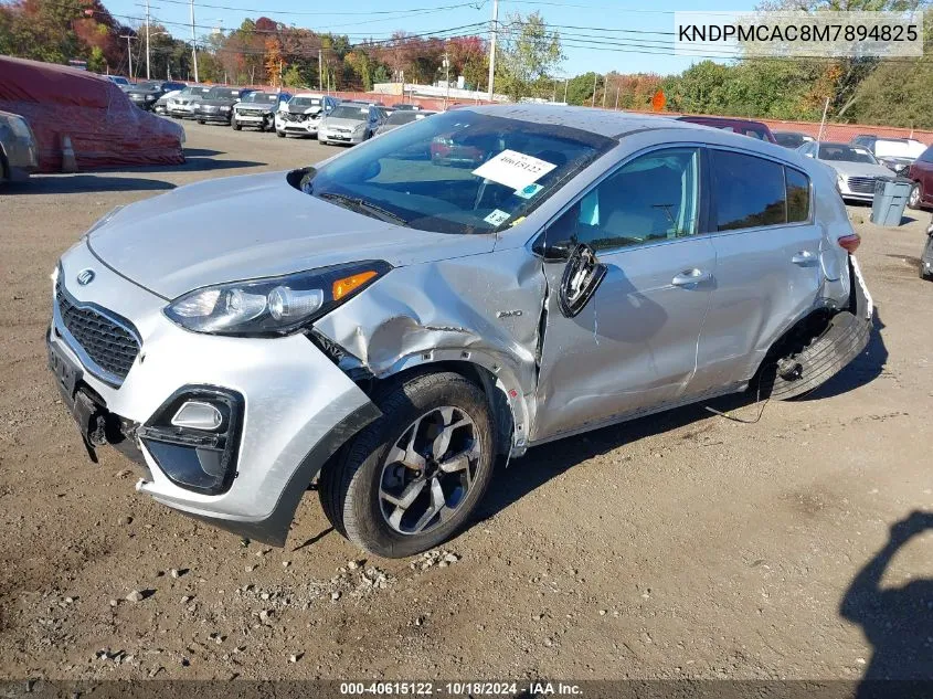 2021 Kia Sportage Lx VIN: KNDPMCAC8M7894825 Lot: 40615122