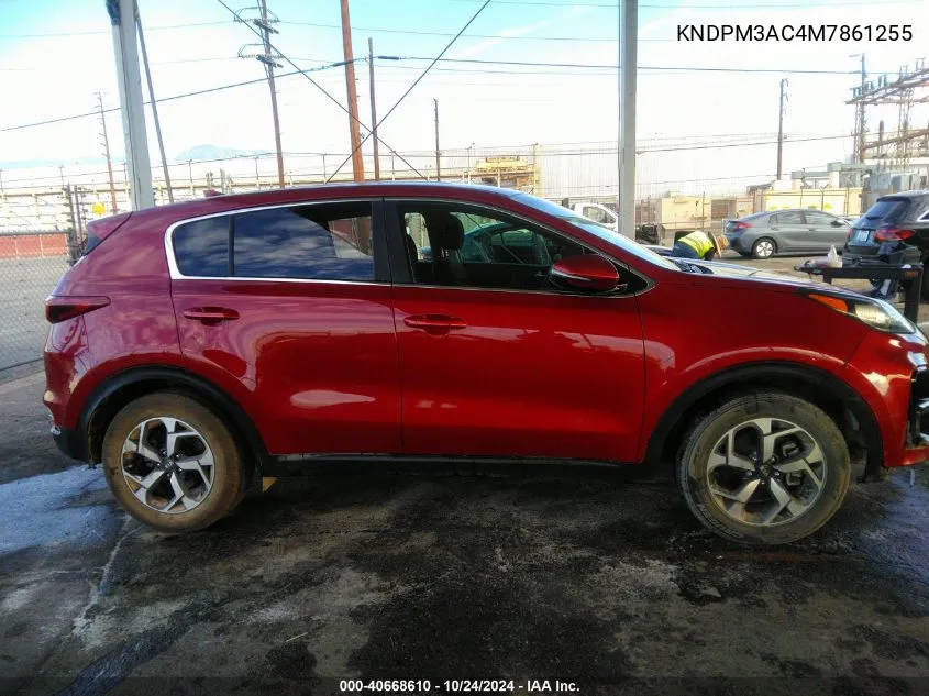 2021 Kia Sportage Lx VIN: KNDPM3AC4M7861255 Lot: 40668610