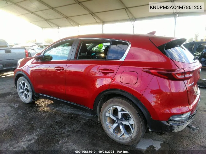 2021 Kia Sportage Lx VIN: KNDPM3AC4M7861255 Lot: 40668610