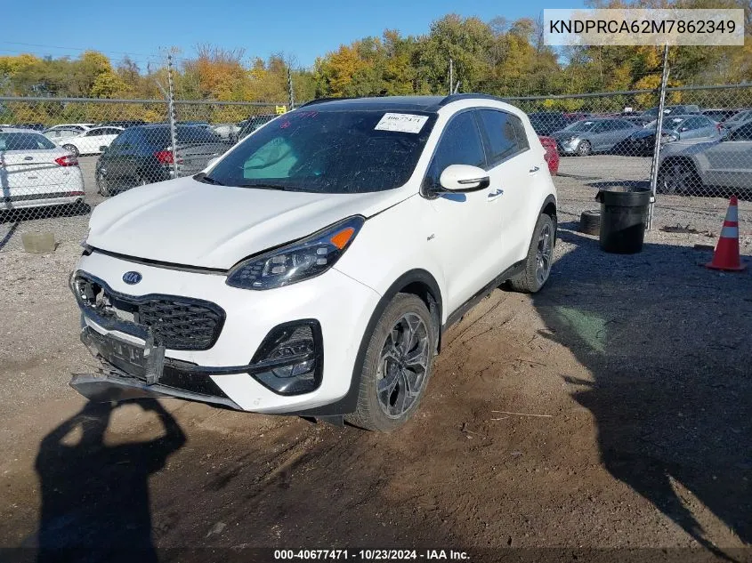 2021 Kia Sportage Sx Turbo VIN: KNDPRCA62M7862349 Lot: 40677471