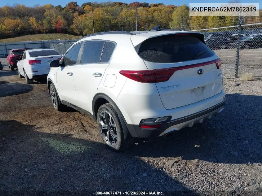 2021 Kia Sportage Sx Turbo VIN: KNDPRCA62M7862349 Lot: 40677471