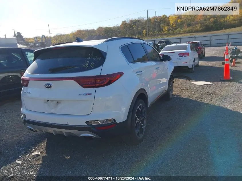 2021 Kia Sportage Sx Turbo VIN: KNDPRCA62M7862349 Lot: 40677471