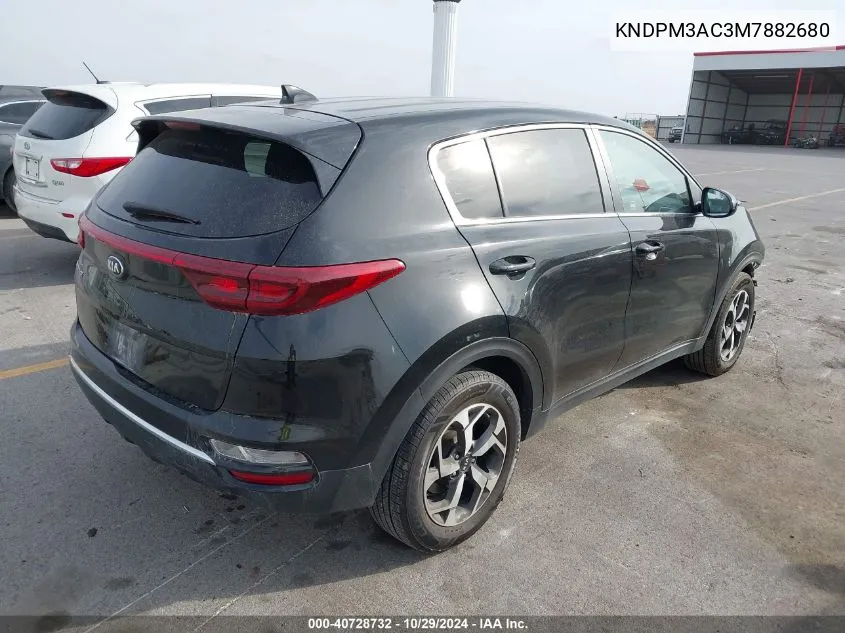 2021 Kia Sportage Lx VIN: KNDPM3AC3M7882680 Lot: 40728732