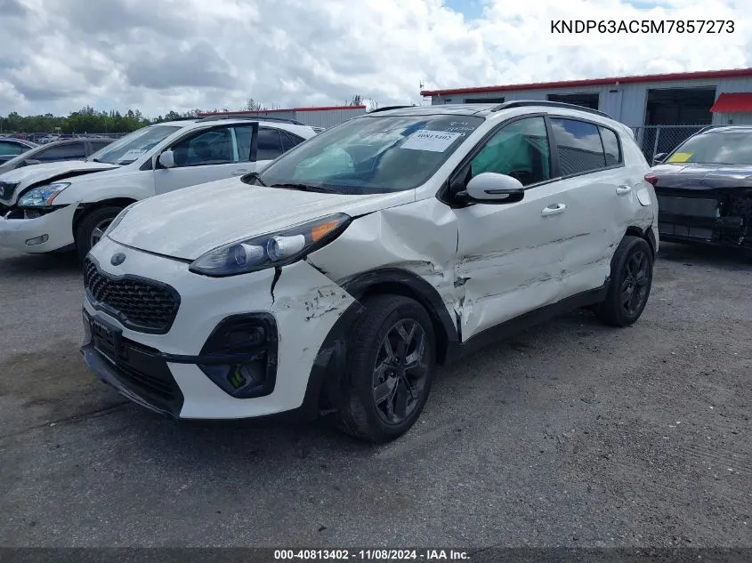 2021 Kia Sportage S VIN: KNDP63AC5M7857273 Lot: 40813402