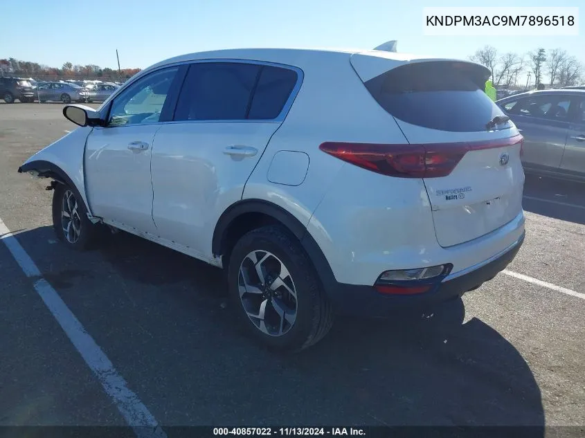 2021 Kia Sportage Lx VIN: KNDPM3AC9M7896518 Lot: 40857022