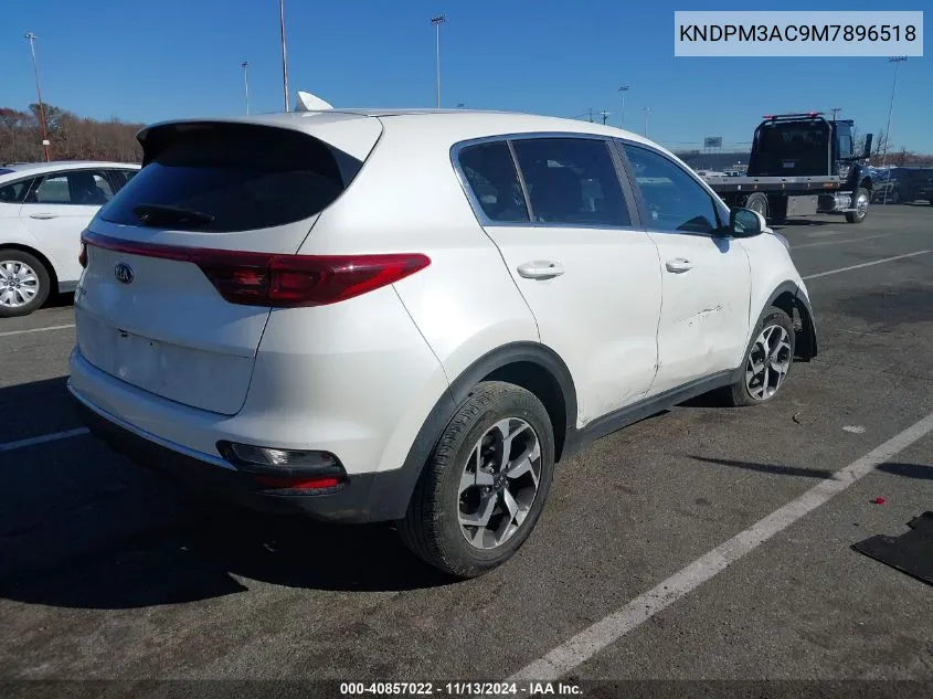 2021 Kia Sportage Lx VIN: KNDPM3AC9M7896518 Lot: 40857022