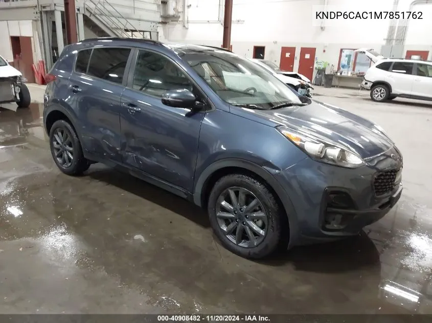 2021 Kia Sportage S VIN: KNDP6CAC1M7851762 Lot: 40908482