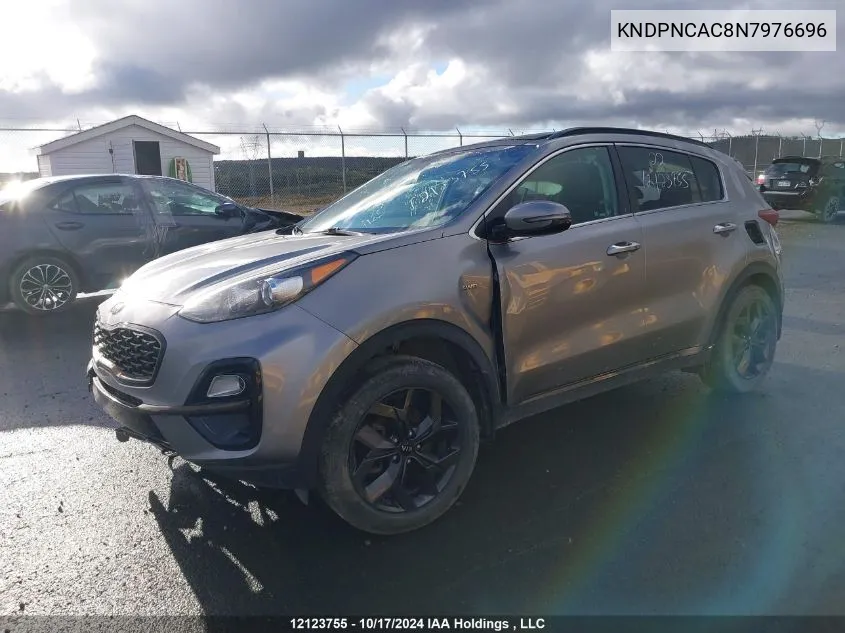 2022 Kia Sportage VIN: KNDPNCAC8N7976696 Lot: 12123755