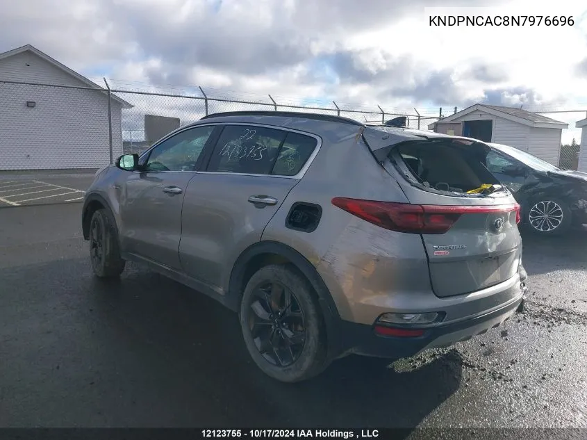 2022 Kia Sportage VIN: KNDPNCAC8N7976696 Lot: 12123755