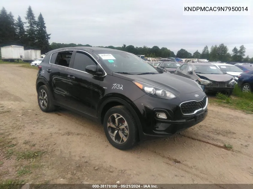 2022 Kia Sportage Lx VIN: KNDPMCAC9N7950014 Lot: 38178100