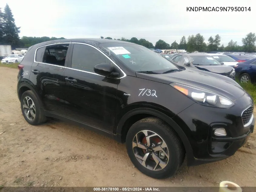 KNDPMCAC9N7950014 2022 Kia Sportage Lx