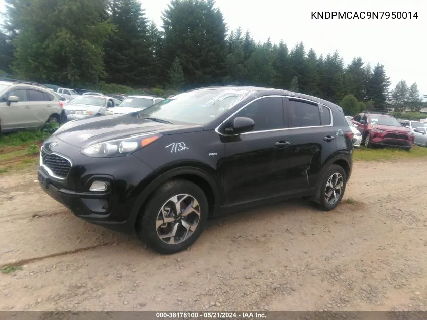 KNDPMCAC9N7950014 2022 Kia Sportage Lx