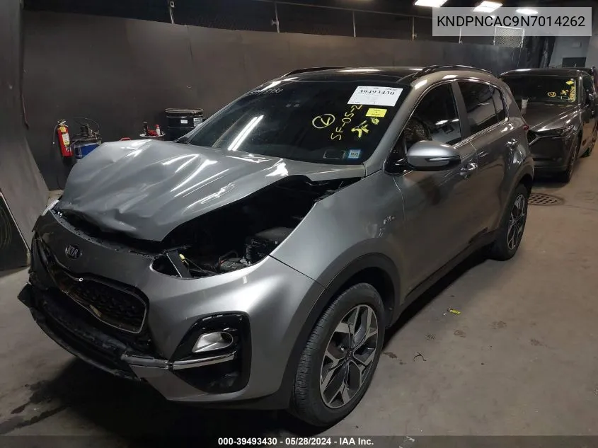 2022 Kia Sportage Ex VIN: KNDPNCAC9N7014262 Lot: 39493430