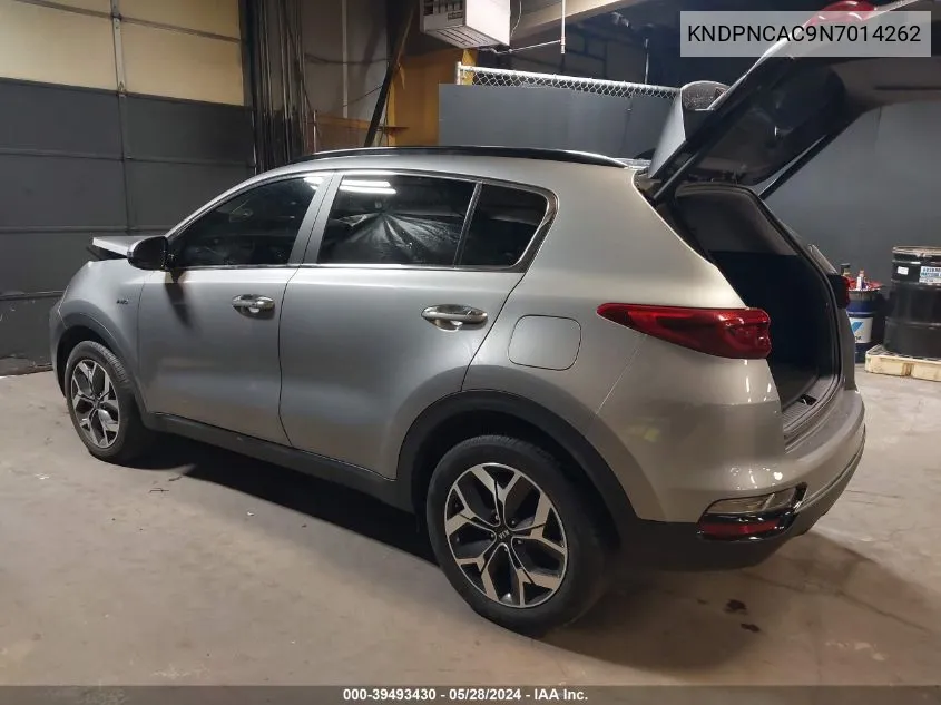 KNDPNCAC9N7014262 2022 Kia Sportage Ex