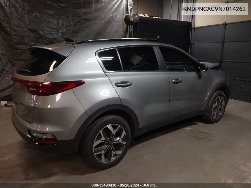 2022 Kia Sportage Ex VIN: KNDPNCAC9N7014262 Lot: 39493430