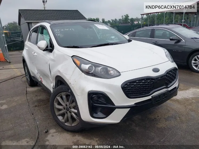 2022 Kia Sportage Nightfall Edition VIN: KNDP6CACXN7014784 Lot: 39563143