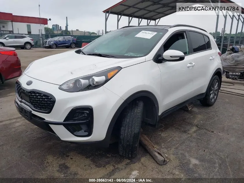 2022 Kia Sportage Nightfall Edition VIN: KNDP6CACXN7014784 Lot: 39563143