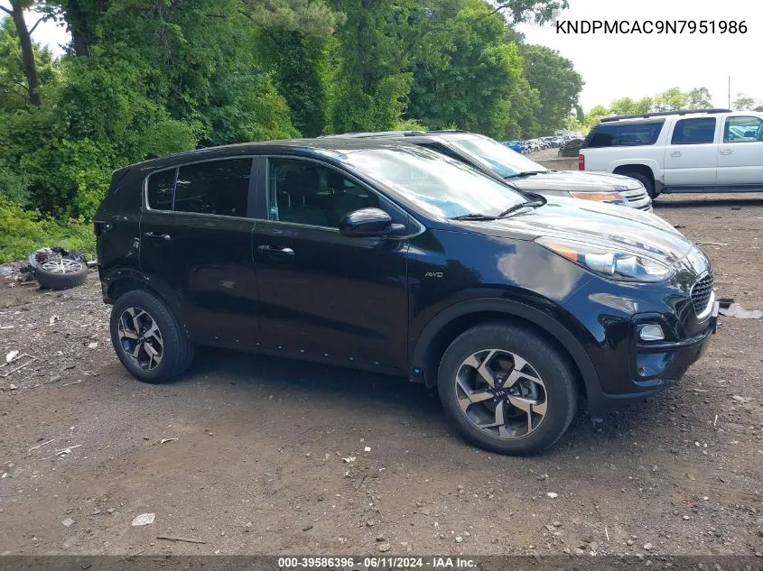 KNDPMCAC9N7951986 2022 Kia Sportage Lx