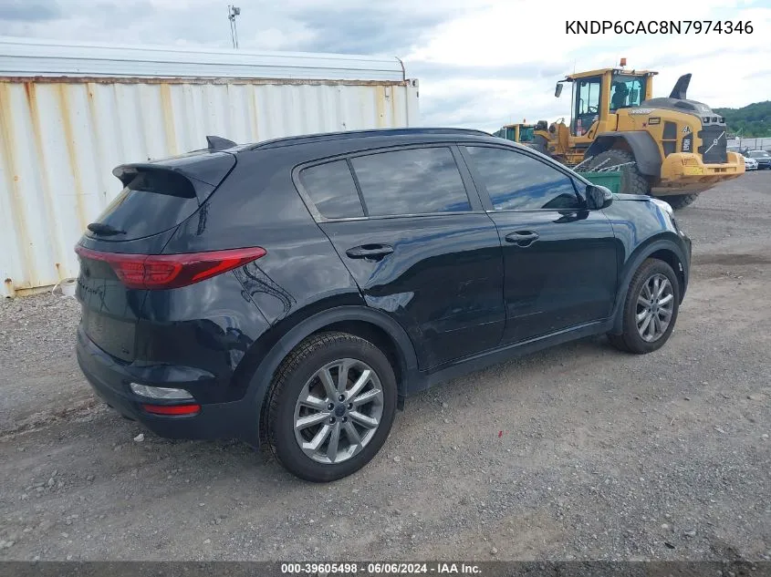 KNDP6CAC8N7974346 2022 Kia Sportage Nightfall Edition