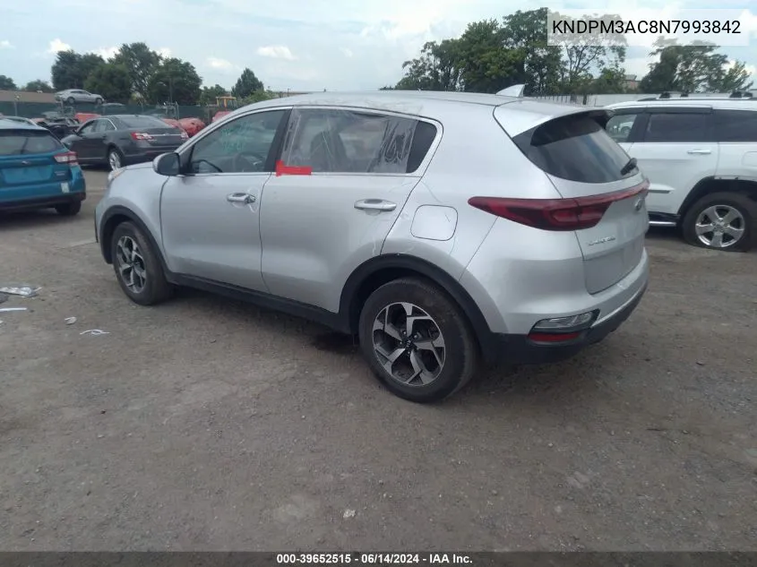 KNDPM3AC8N7993842 2022 Kia Sportage Lx