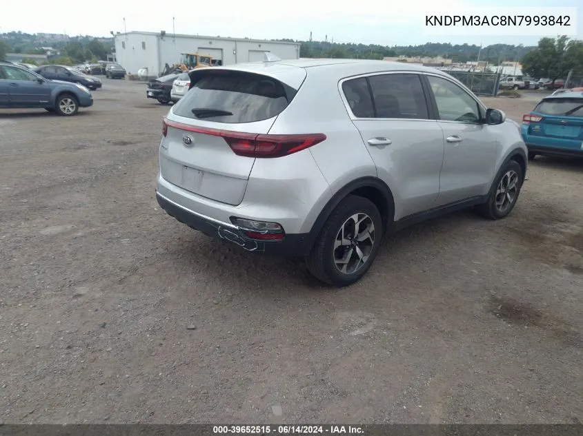 KNDPM3AC8N7993842 2022 Kia Sportage Lx