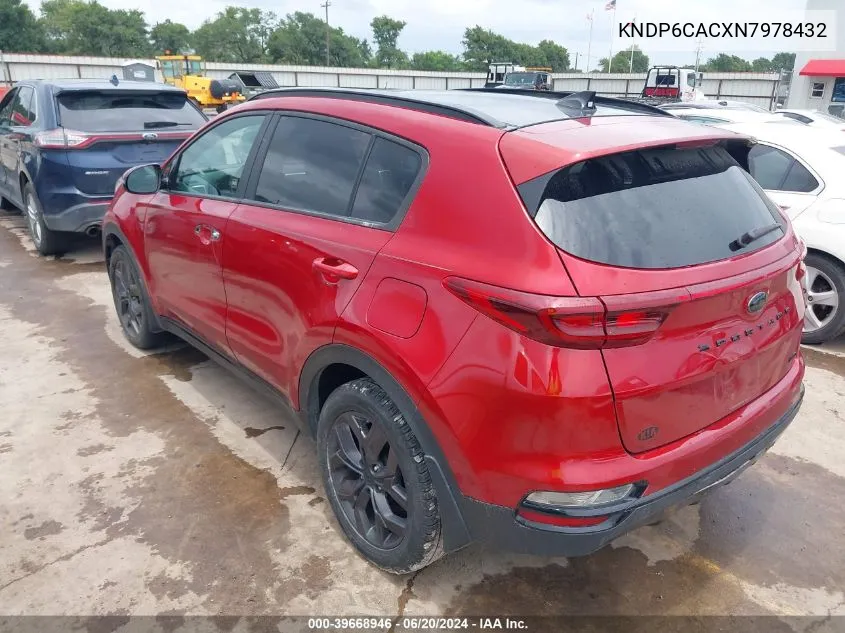 KNDP6CACXN7978432 2022 Kia Sportage Nightfall Edition