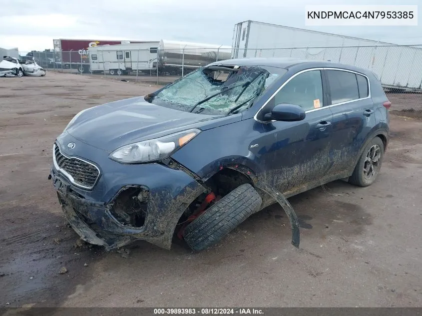 KNDPMCAC4N7953385 2022 Kia Sportage Lx