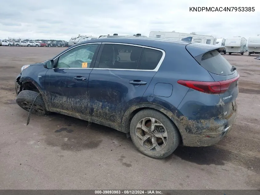 KNDPMCAC4N7953385 2022 Kia Sportage Lx