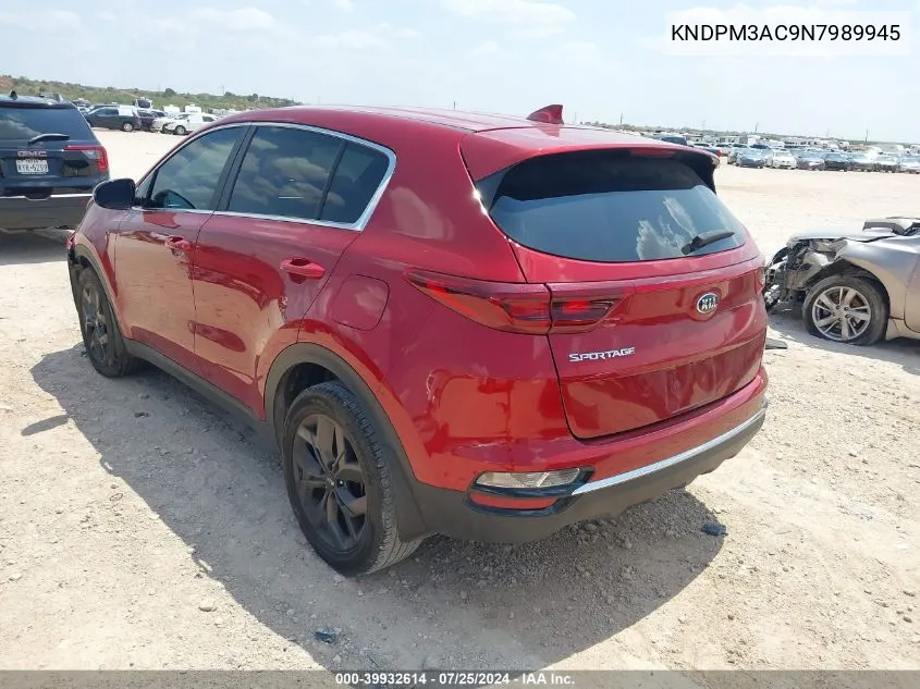 2022 Kia Sportage Lx VIN: KNDPM3AC9N7989945 Lot: 39932614