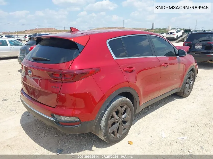 2022 Kia Sportage Lx VIN: KNDPM3AC9N7989945 Lot: 39932614